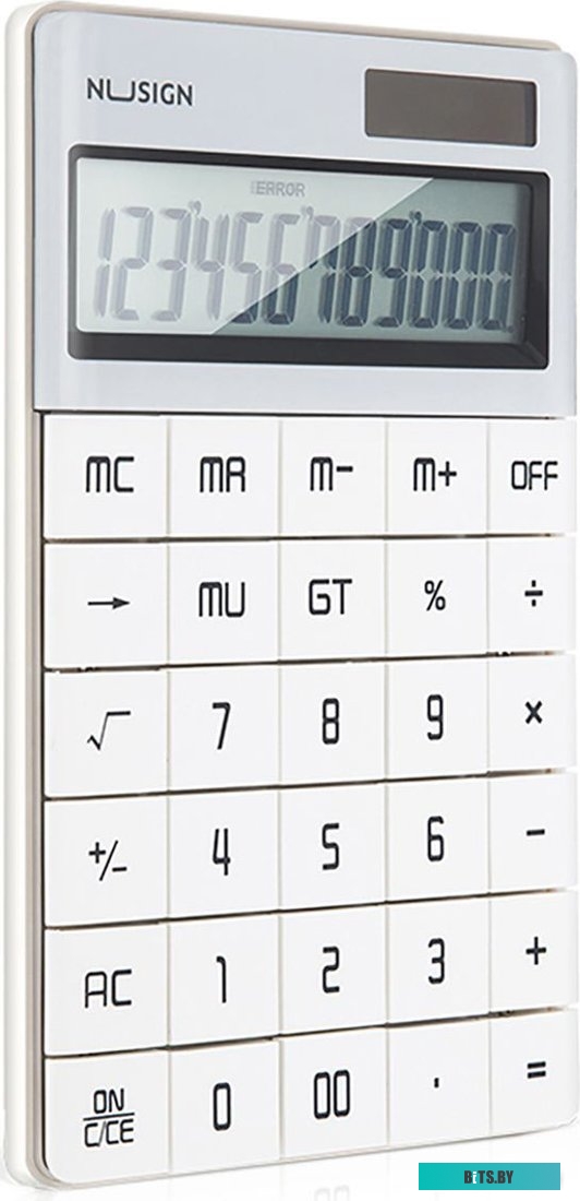 Калькулятор настольный Deli Nusign ENS041WHITE белый 12-разр.