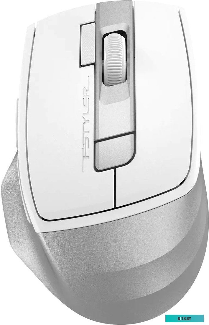 FG45CS AIR USB (SILVER WHITE) Мышь A4Tech Fstyler FG45CS Air белый/серебристый оптическая (2000dpi) silent беспроводная USB для ноутбука (7but)