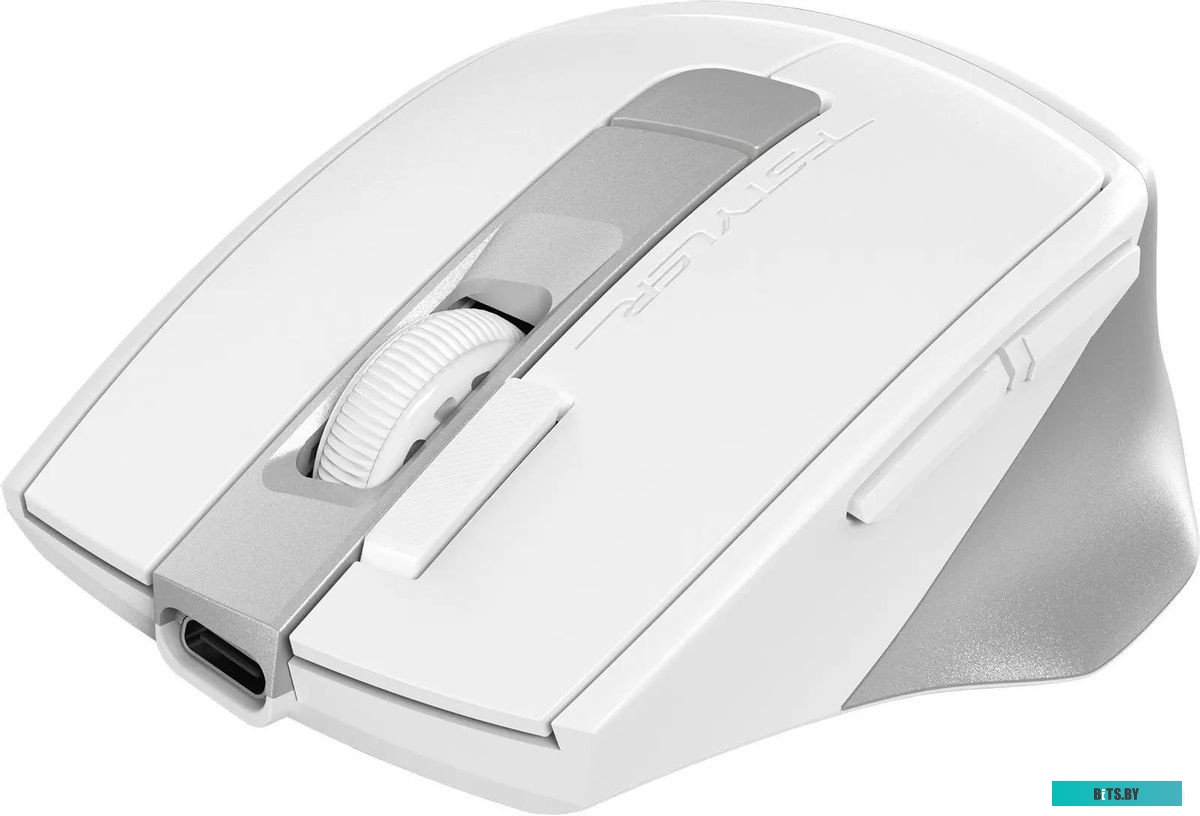 FG45CS AIR USB (SILVER WHITE) Мышь A4Tech Fstyler FG45CS Air белый/серебристый оптическая (2000dpi) silent беспроводная USB для ноутбука (7but)
