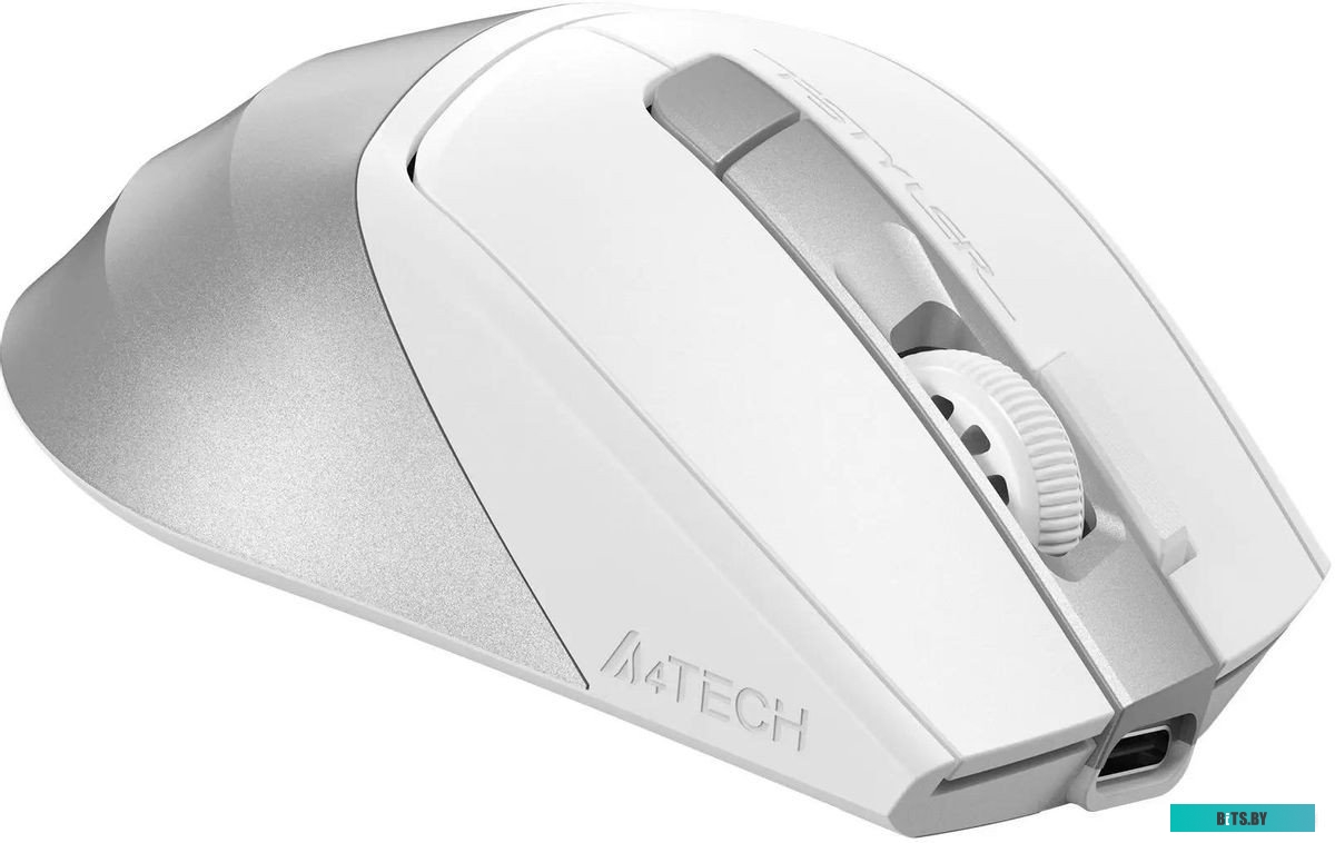 FG45CS AIR USB (SILVER WHITE) Мышь A4Tech Fstyler FG45CS Air белый/серебристый оптическая (2000dpi) silent беспроводная USB для ноутбука (7but)