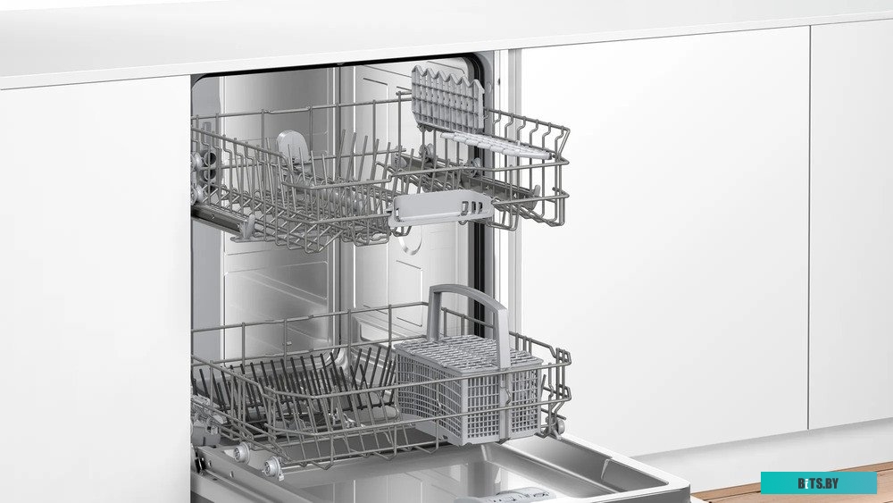 SMV25CX10Q Serie 2, Встраиваемая посудомоечная машина 60см., EcoSilence Drive; Класс A-A-A; уровень шума 48 дБ ; 5 прогр.: Интенсивная 70°, Авто 45-65