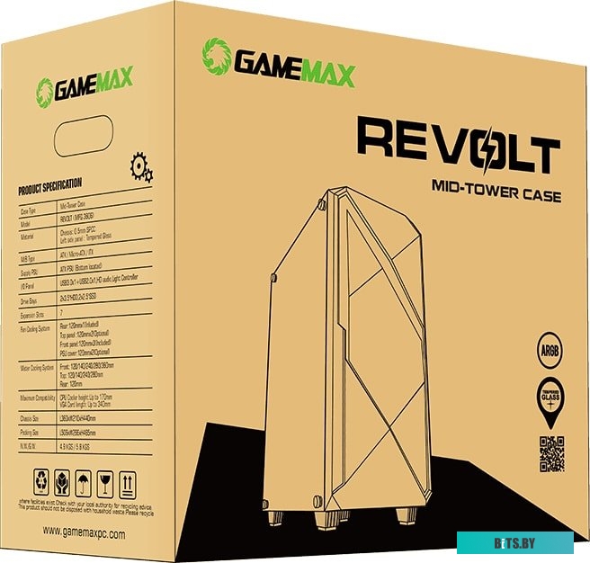 Корпус GameMax Revolt