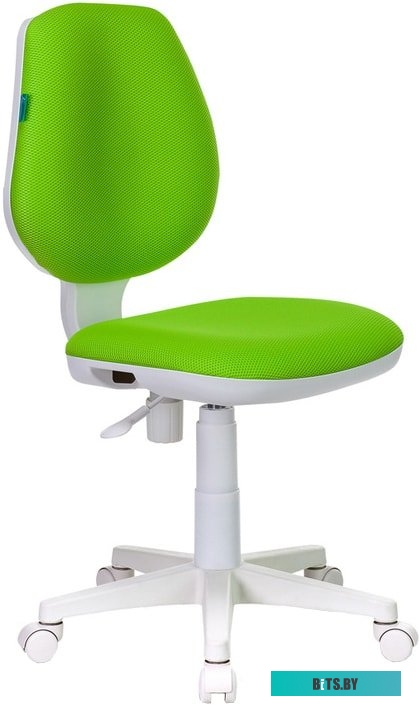 CH-W213/TW-18 Кресло детское Бюрократ CH-W213, на колесиках, ткань, салатовый [ch-w213/tw-18]