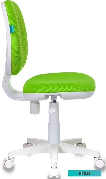 CH-W213/TW-18 Кресло детское Бюрократ CH-W213, на колесиках, ткань, салатовый [ch-w213/tw-18]
