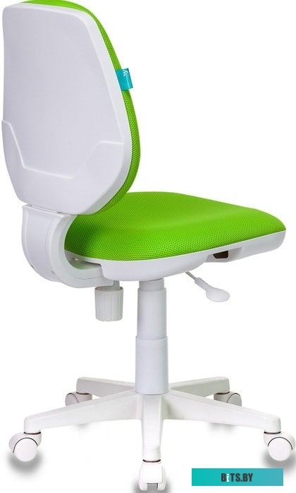 CH-W213/TW-18 Кресло детское Бюрократ CH-W213, на колесиках, ткань, салатовый [ch-w213/tw-18]