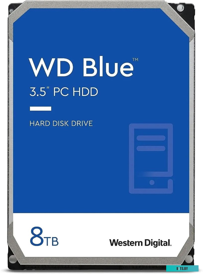 Жесткий диск WD SATA-III 8TB WD80EAAZ Desktop Blue (5640rpm) 128Mb 3.5"