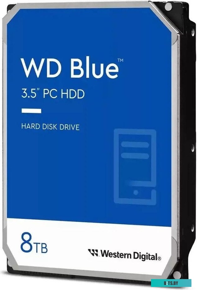 Жесткий диск WD SATA-III 8TB WD80EAAZ Desktop Blue (5640rpm) 128Mb 3.5"
