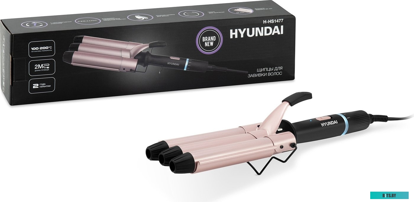 H-HS1477 Щипцы Hyundai H-HS1477,  черный