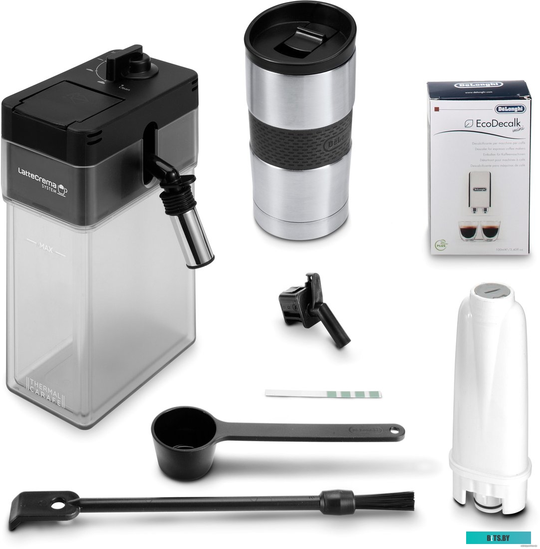 ECAM610.74.MB Кофемашина Delonghi Primadonna Soul ECAM610.74.MB 1450Вт черный/серебристый