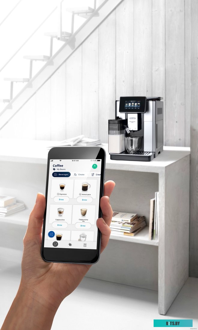 ECAM610.74.MB Кофемашина Delonghi Primadonna Soul ECAM610.74.MB 1450Вт черный/серебристый