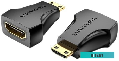 AISB0 Адаптер-переходник Vention HDMI 19F/mini HDMI 19M