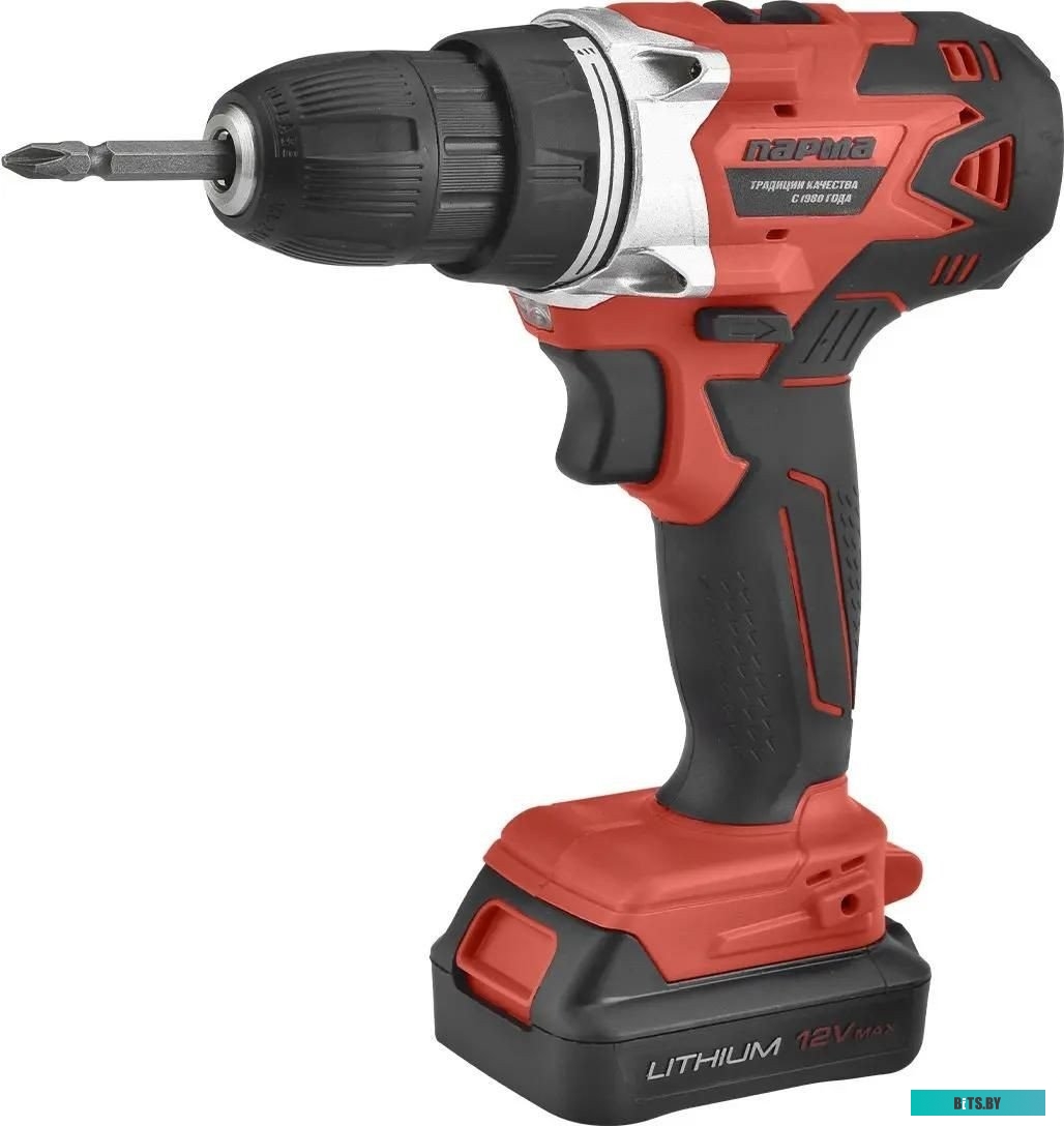 02.021.00006 Дрель-шуруповерт ПАРМА ДША-02-1312/2Li, 1.3Ач,  с двумя аккумуляторами [02.021.00006]