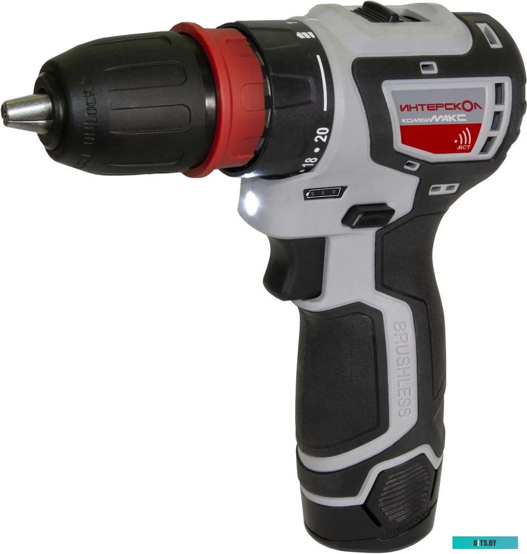 687.2.2.78 Интерскол КомбиМАКС ДА-10/12В 36 687.2.2.78 (с 2-мя АКБ, сумка, набор патронов)