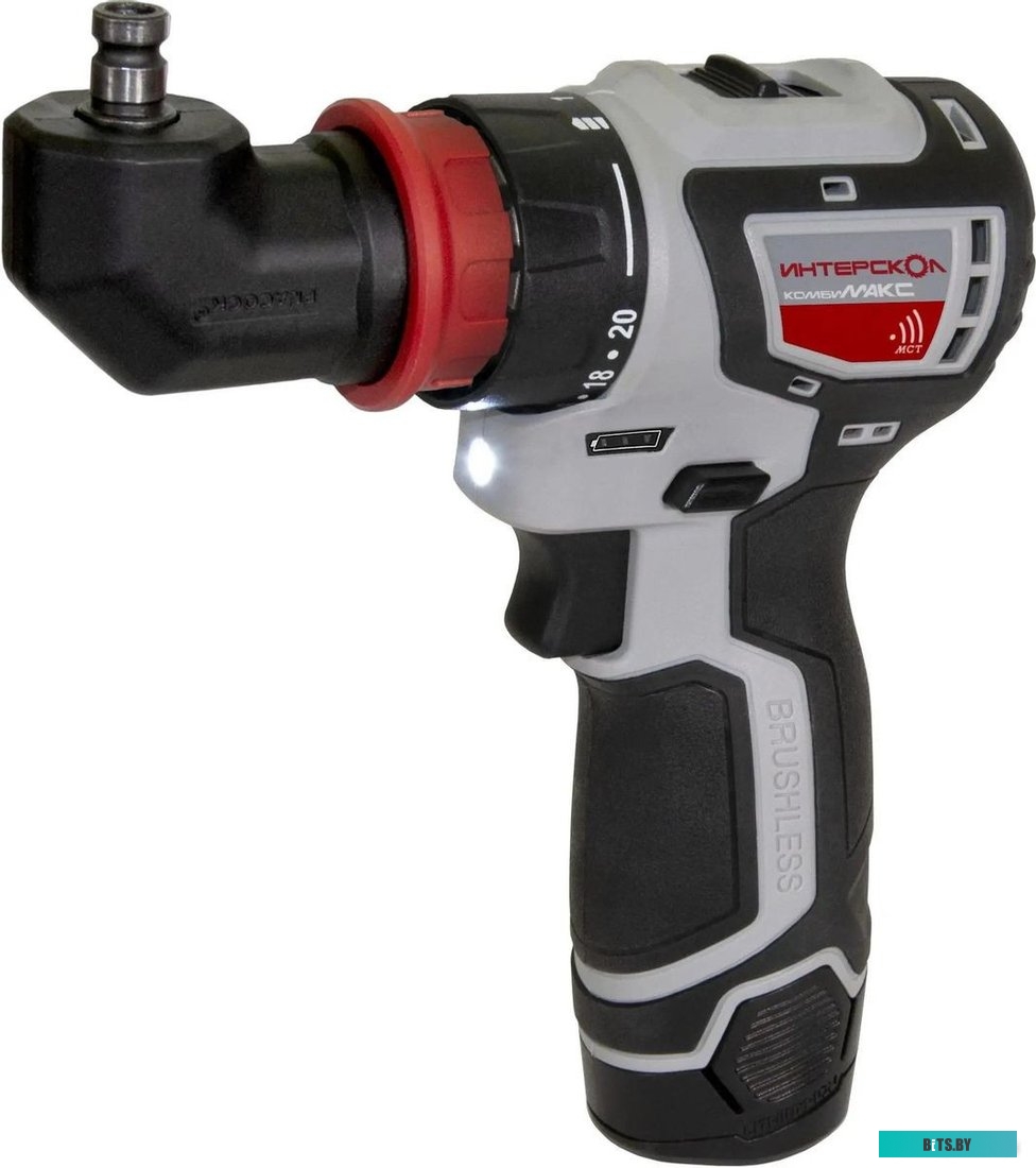 687.2.2.78 Интерскол КомбиМАКС ДА-10/12В 36 687.2.2.78 (с 2-мя АКБ, сумка, набор патронов)