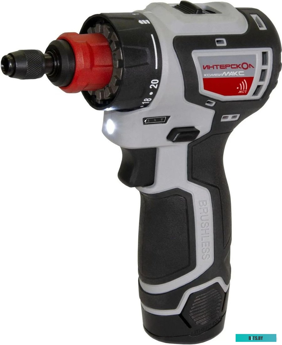 687.2.2.78 Интерскол КомбиМАКС ДА-10/12В 36 687.2.2.78 (с 2-мя АКБ, сумка, набор патронов)