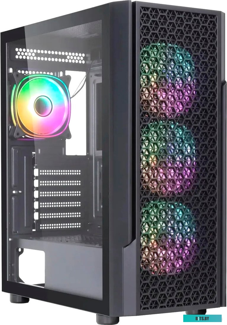 ACC-3312 Корпус ATX Accord 3312, Midi-Tower, без БП,  черный [acc-3312]