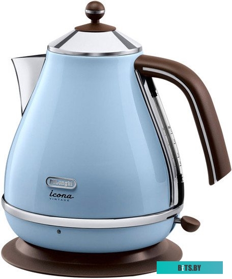 KBOV2001.AZ Чайник электрический Delonghi KBOV2001.AZ 1.7л. 2000Вт голубой (корпус: нержавеющая сталь)