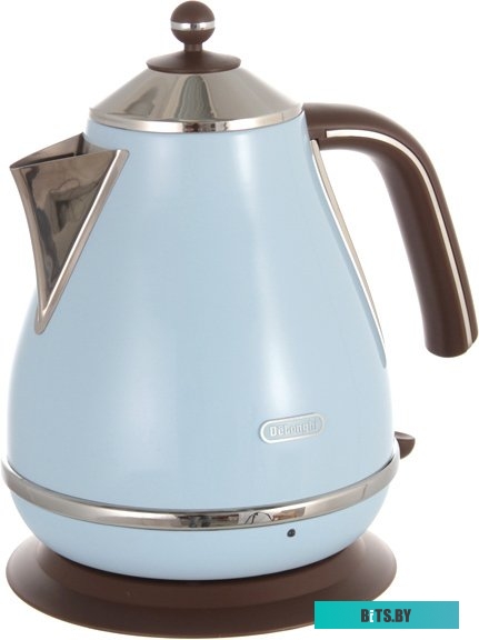 KBOV2001.AZ Чайник электрический Delonghi KBOV2001.AZ 1.7л. 2000Вт голубой (корпус: нержавеющая сталь)