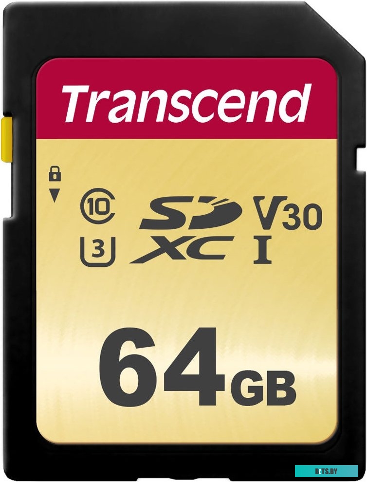Карта памяти Transcend SDXC 500S 64GB <TS64GSDC500S>