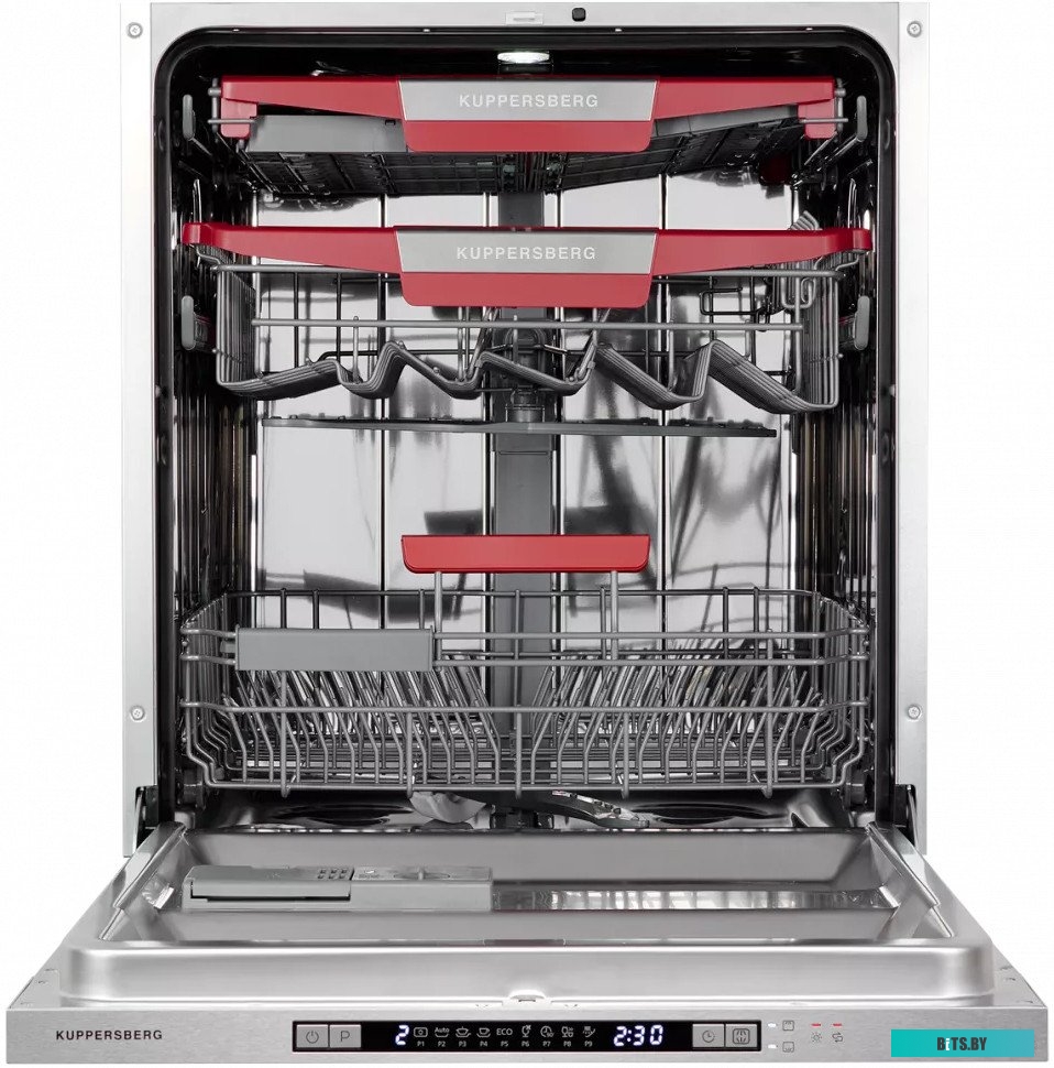 GLM 6080 Встраиваемая посудомоечная машина Kuppersberg/ Полноразмерная,  60 см, 14 комплектов, 7 программ, внутреннее освещение, автоматическое открыв