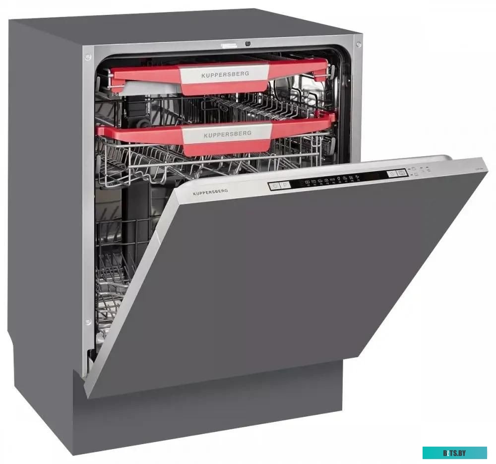 GLM 6080 Встраиваемая посудомоечная машина Kuppersberg/ Полноразмерная,  60 см, 14 комплектов, 7 программ, внутреннее освещение, автоматическое открыв