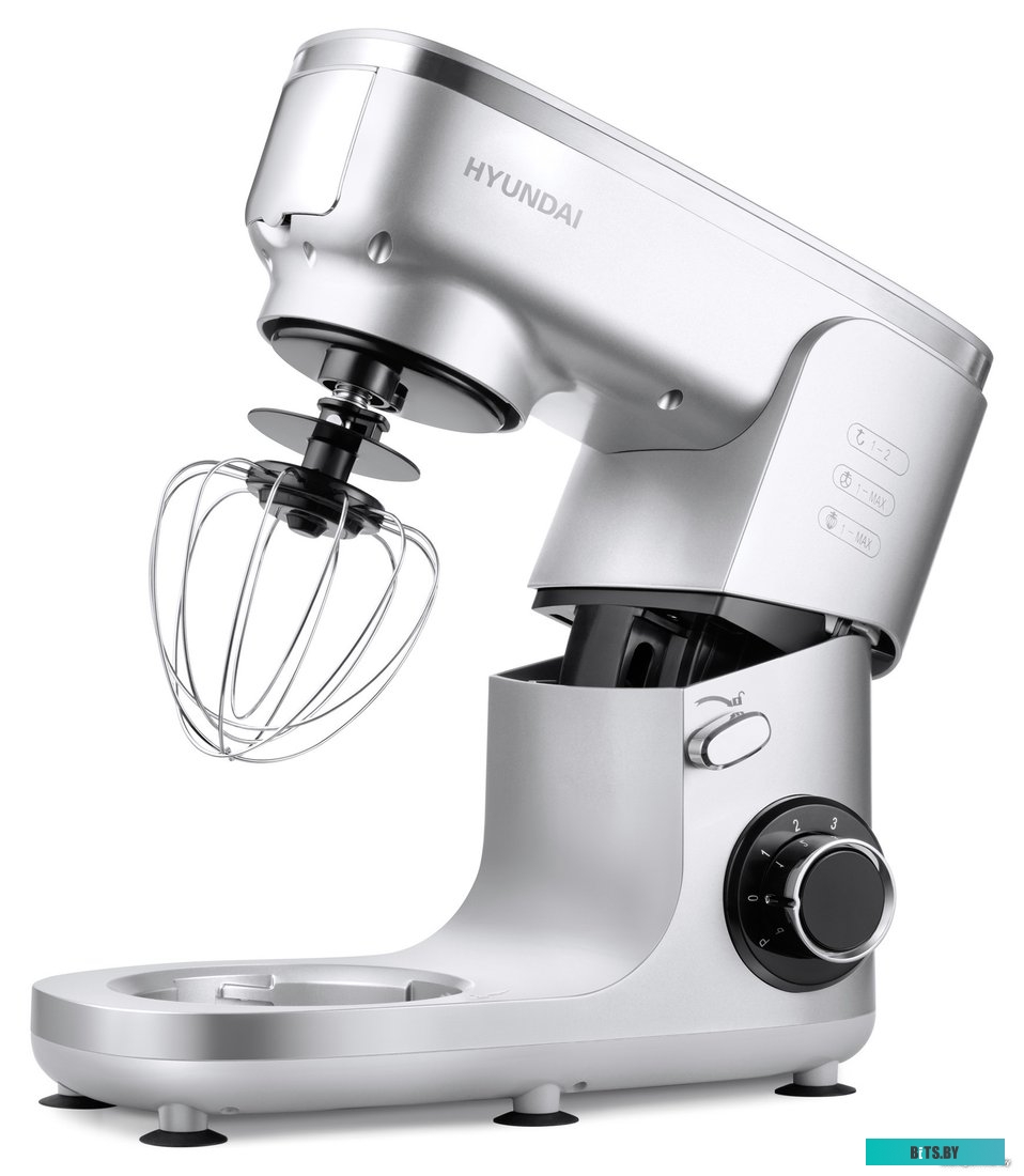 HYM-S7651 Кухонная машина Hyundai HYMS7651 планетар.вращ. 1400Вт серебристый