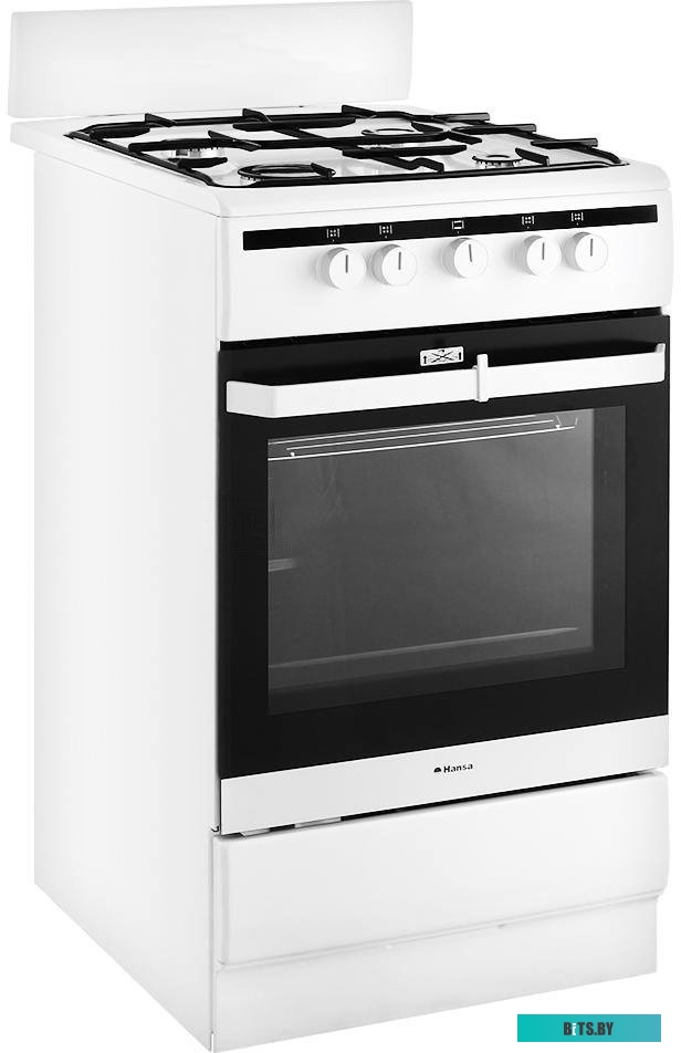 FCGW51001 Плита Газовая Hansa FCGW51001 белый реш.сталь