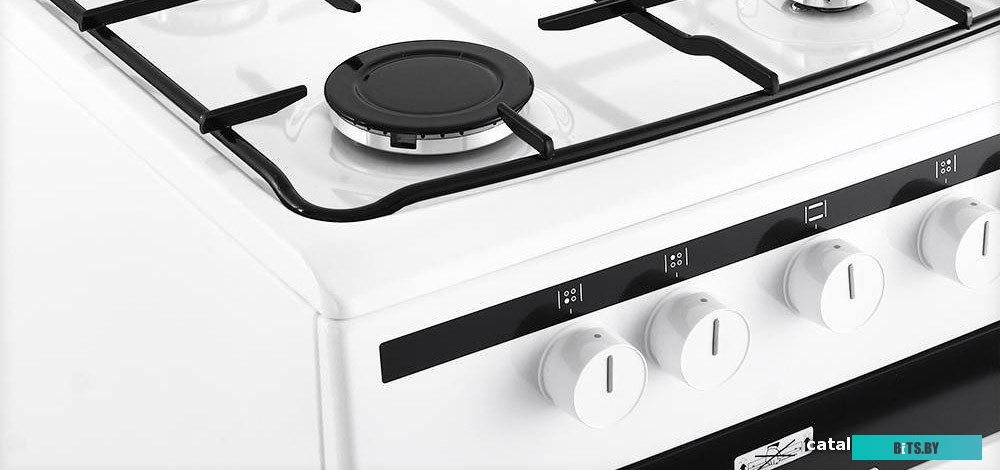 FCGW51001 Плита Газовая Hansa FCGW51001 белый реш.сталь