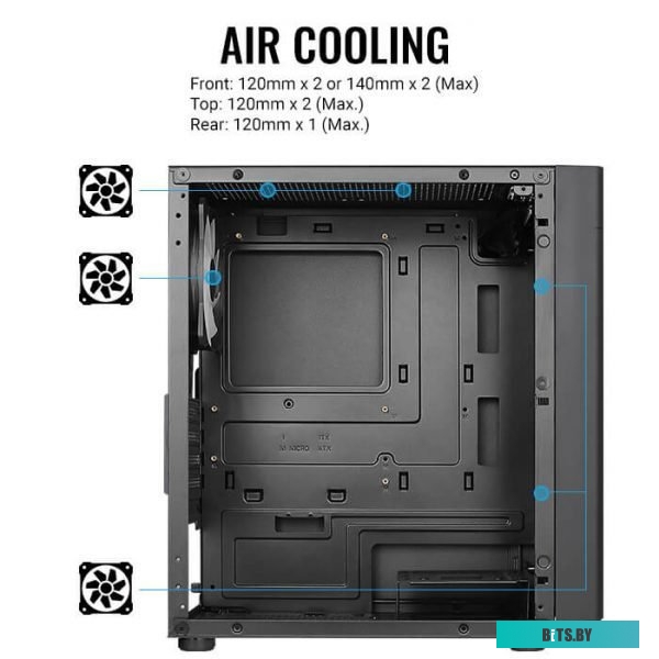 Корпус AeroCool Hexform-G-BK-v2