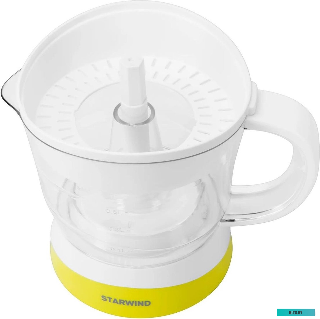 SJ 1121 Соковыжималка цитрусовая Starwind SJ 1121 30Вт рез.сок.:700мл. желтый/прозрачный