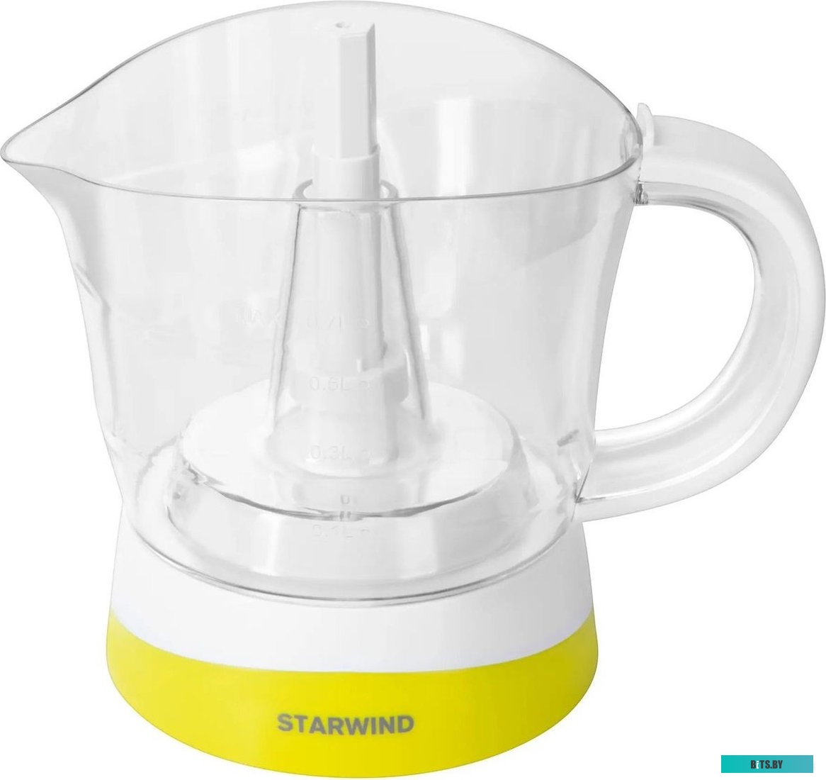 SJ 1121 Соковыжималка цитрусовая Starwind SJ 1121 30Вт рез.сок.:700мл. желтый/прозрачный