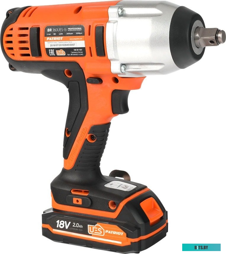 Гайковерт Patriot BR 360UES-1/2 180301561 (с 2-мя АКБ, кейс)