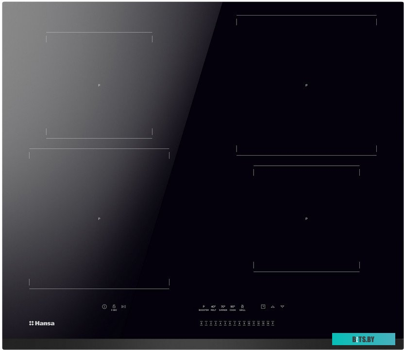 BHI67116 Встраиваемая варочная панель/ Варочная поверхность индукционная 60 см BHI67116, induction 3.0, SlimHob PRO, безымпульсная технология, слайдер