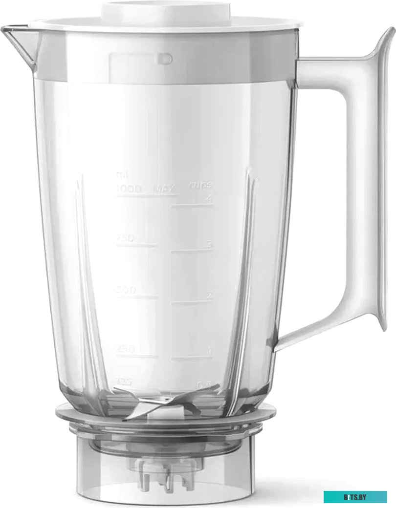 HR2041/00 Блендер Philips/ 450 Вт, кувшин 1,9 л, нож ProBlend 4, 1 скорости + импульсный режим, цвет белый