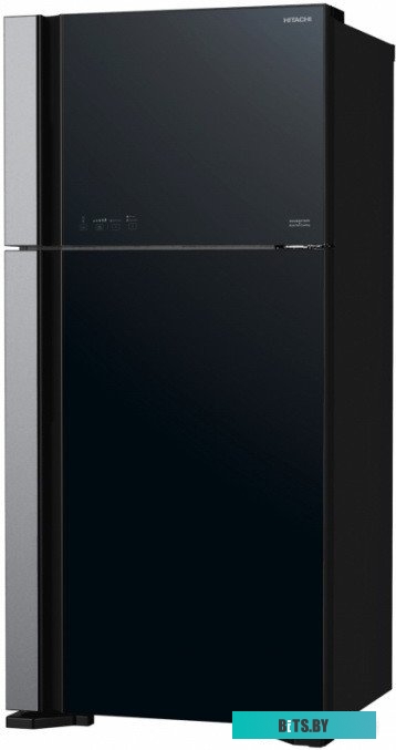 R-VG660PUC7-1 GBK Холодильник Hitachi R-VG660PUC7-1 GBK 2-хкамерн. черный стекло