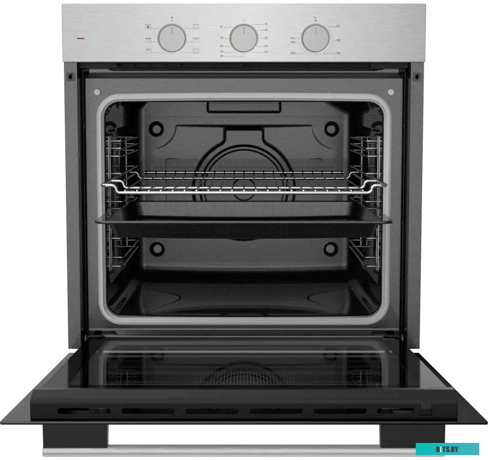 HF 603 BX Электрический духовой шкаф Kuppersberg/ 60 см, 80 л, High-Tech, 6 режимов, паровая очистка, черный + нерж. сталь