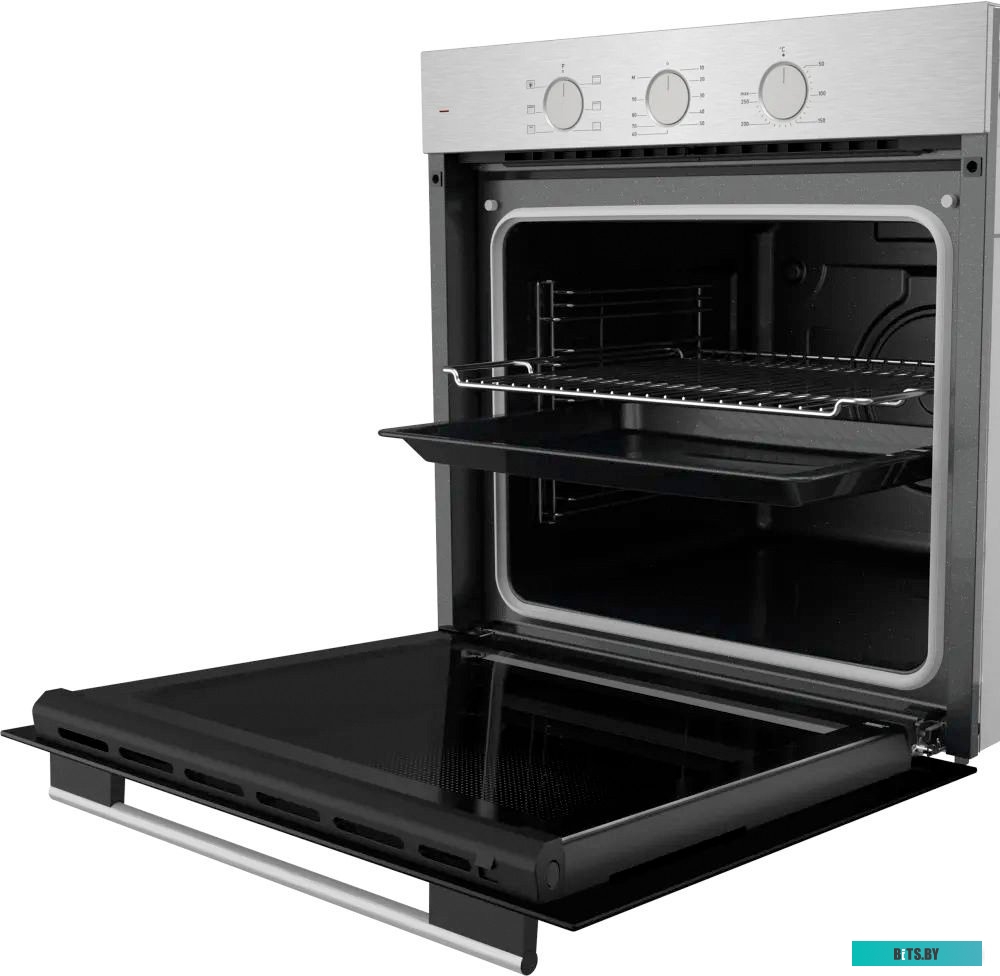 HF 603 BX Электрический духовой шкаф Kuppersberg/ 60 см, 80 л, High-Tech, 6 режимов, паровая очистка, черный + нерж. сталь