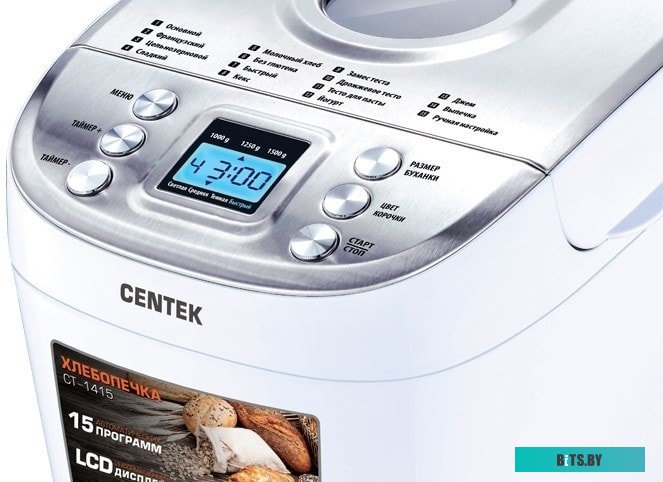 CT-1415 Хлебопечка Centek CT-1415 белый