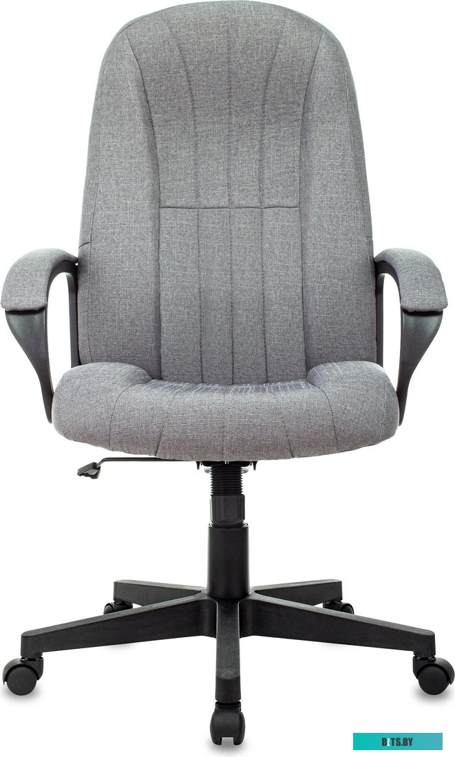T-898/404-GREY Кресло руководителя Бюрократ T-898, на колесиках, ткань, серый [t-898/404-grey]