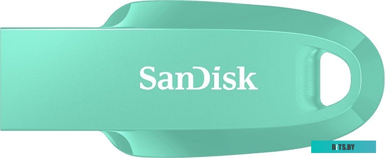 USB накопитель (Флешка) SanDisk Ultra Curve 3.2 128GB (бирюзовый) <SDCZ550-128G-G46G>