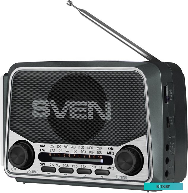 SV-017125 Радиоприемник Sven SRP-355,  черный