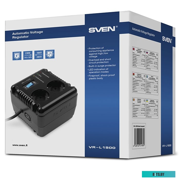 Стабилизатор напряжения Sven VR-L1500 <SV-014889>