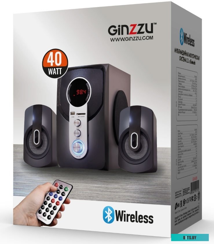 Компьютерные колонки Ginzzu GM-405