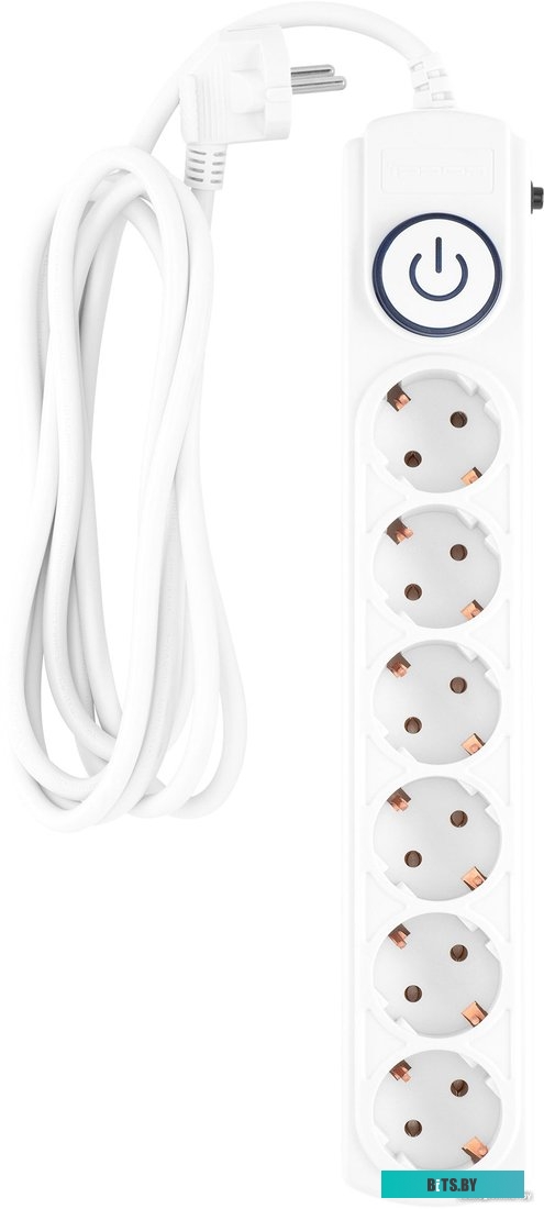 Сетевой фильтр Ippon BK-6-EU-5-16-B, 5м, черный