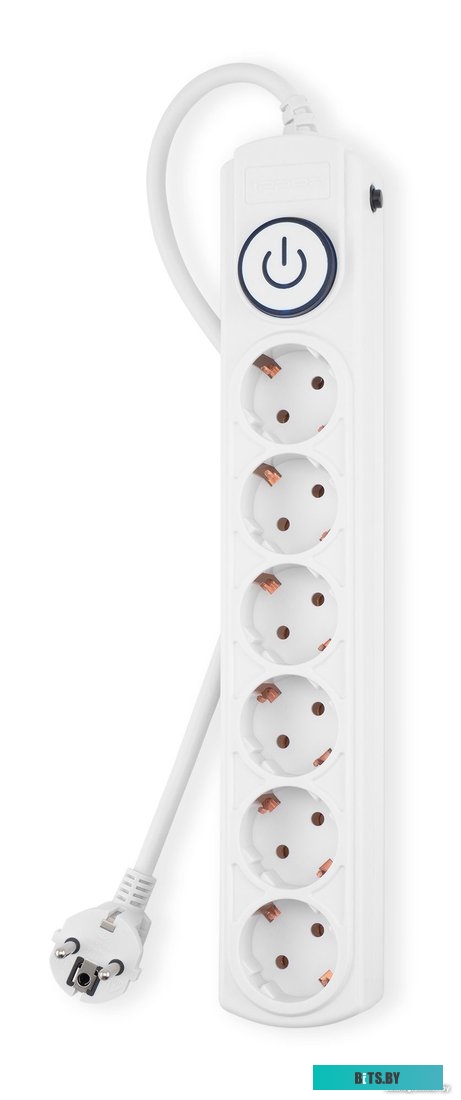 Сетевой фильтр Ippon BK-6-EU-5-16-B, 5м, черный