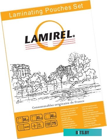 Пленка для ламинирования Lamirel набор А4, A5, A6, 75 мкм, 75 л LA-78787