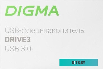 DGFUM128A30SR Флеш Диск Digma 128Gb DRIVE3 DGFUM128A30SR USB3.0 серебристый