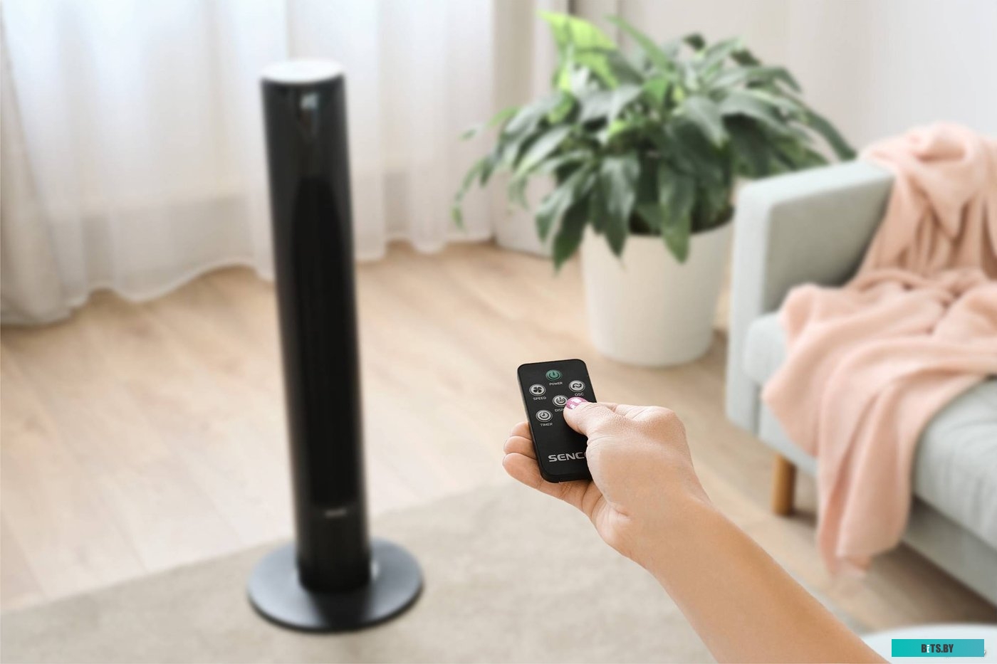 SFT 3800BK Вентилятор напольный Sencor SFT 3800 BK