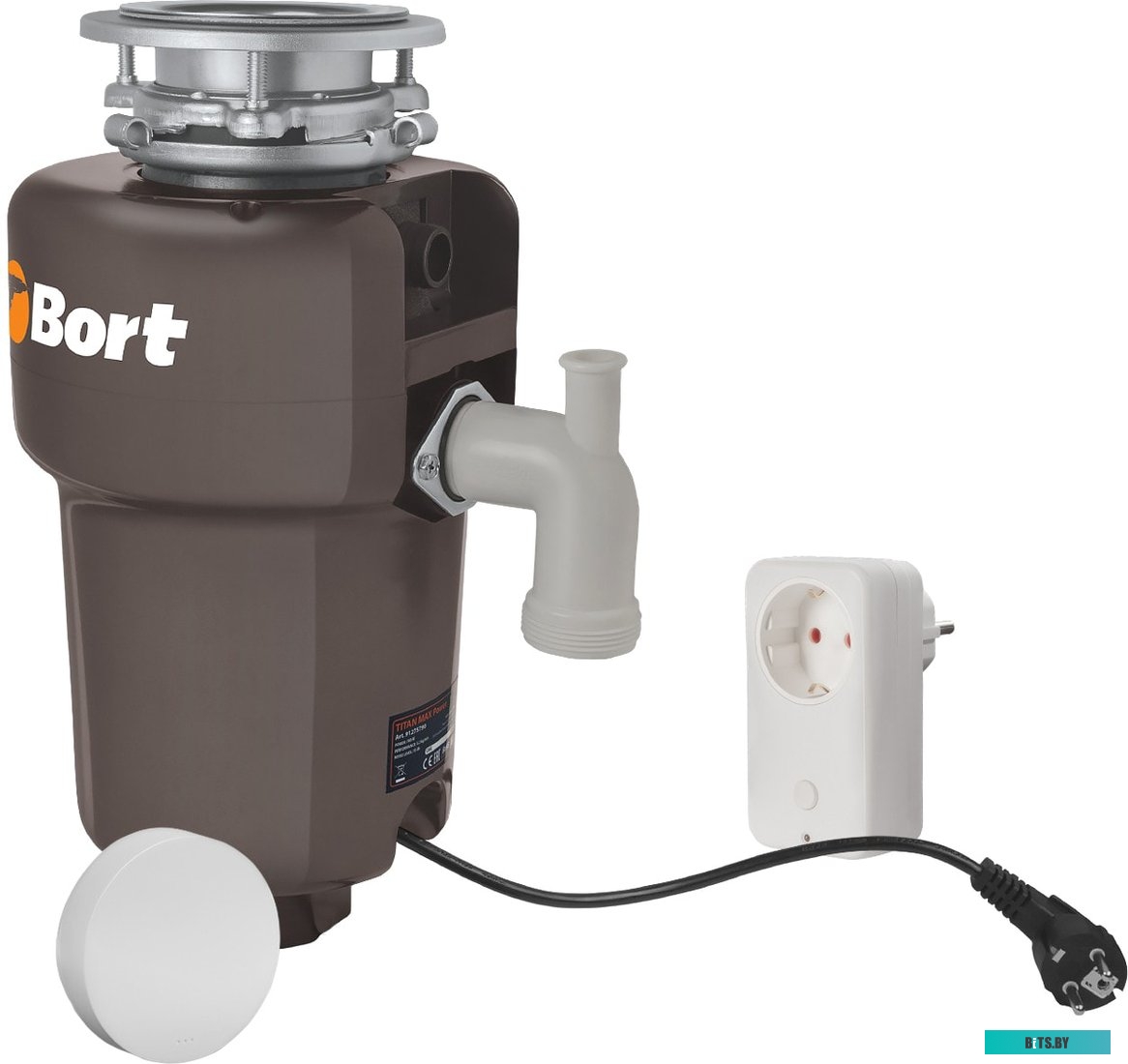 93410266 Измельчитель пищевых отходов Bort Titan Max Power FullControl 780Вт черный [93410266]