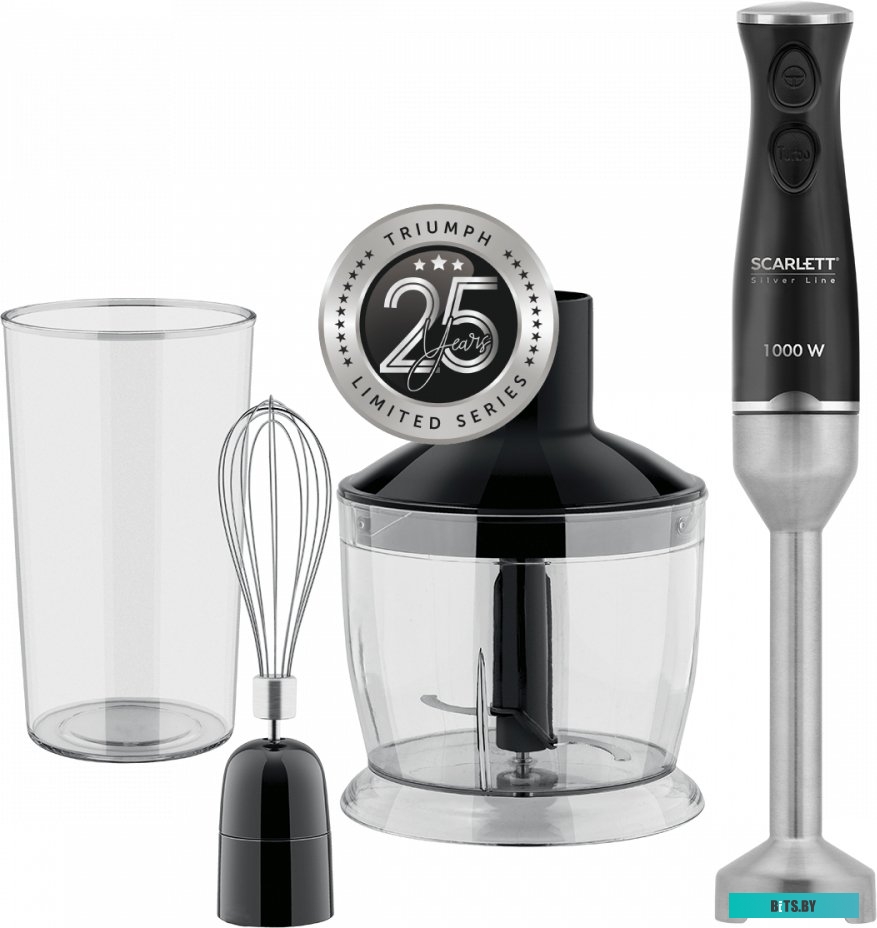 SC-HB42F73 Блендер погружной Scarlett Silver Line SC-HB42F73 1000Вт черный